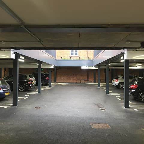 passive fire protection in car park